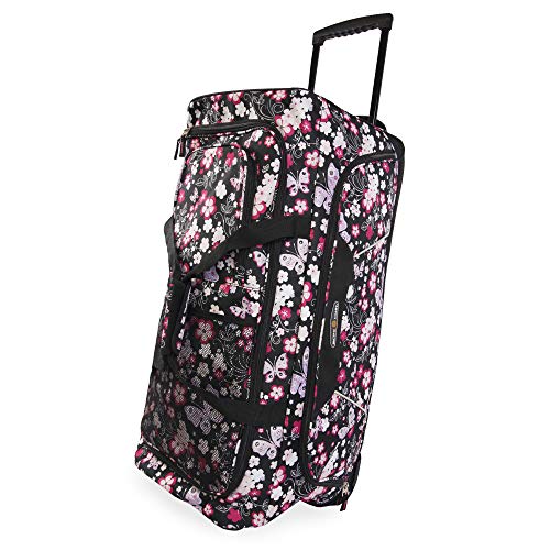 Pacific Coast Signature Damska torba sportowa 76 cm duża na kółkach, - Ciemny motyl - Rozmiar Uniwersalny