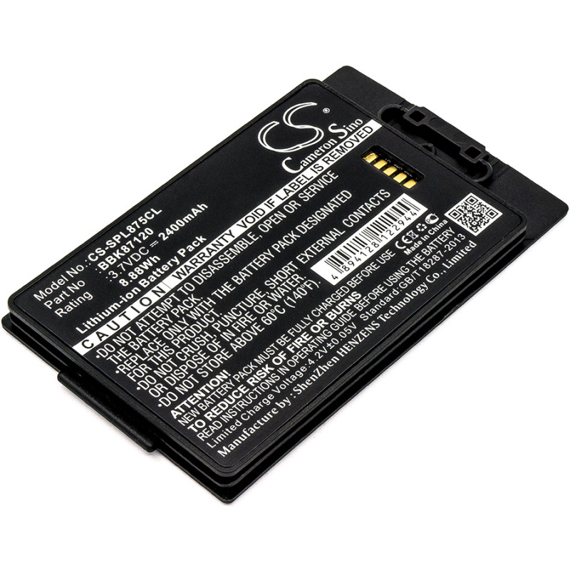Spectralink 8742 / BBK87120 2400mAh 8.88Wh Li-Ion 3.7V (Cameron Sino)