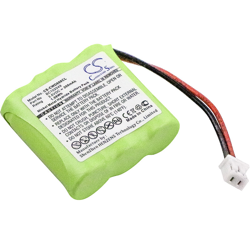 Cable & Wireless CWD600 / BC102549 300mAh 1.08Wh Ni-MH 3.6V (Cameron Sino)
