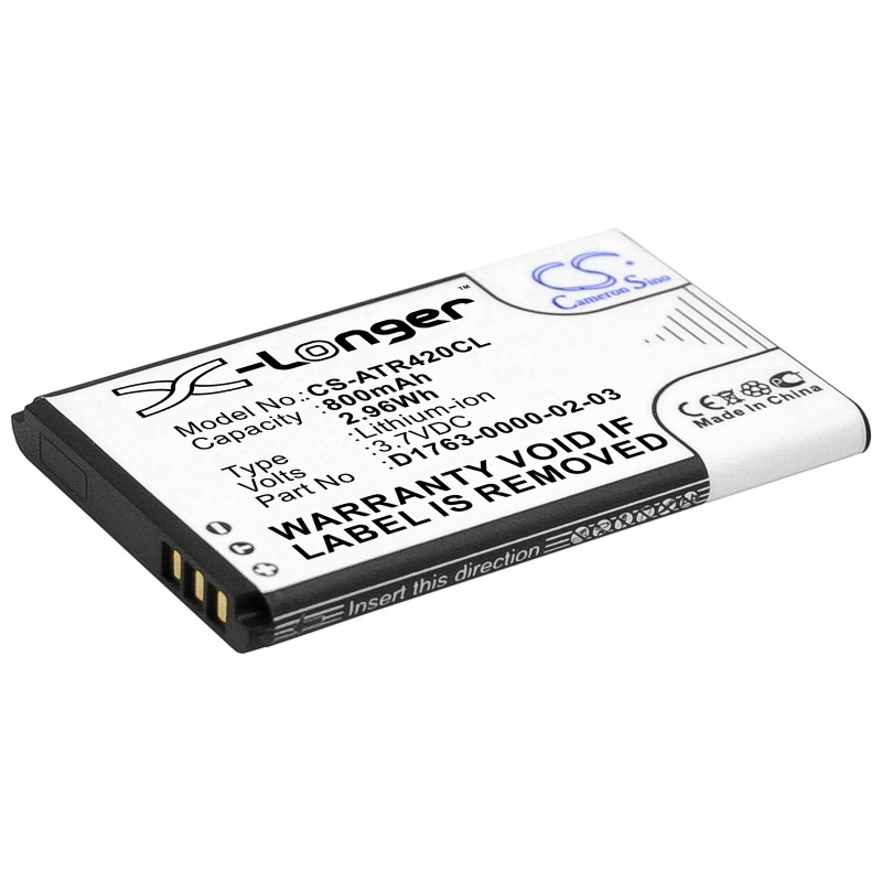 Aastra 420d / D1763-0000-02-03 800mAh 2.96Wh Li-Ion 3.7V (Cameron Sino)