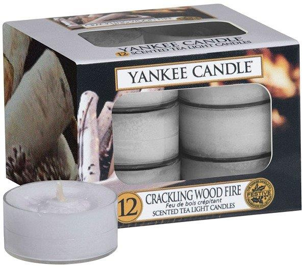 Yankee Candle Crackling Wood Fire PODGRZEWACZE 12 szt