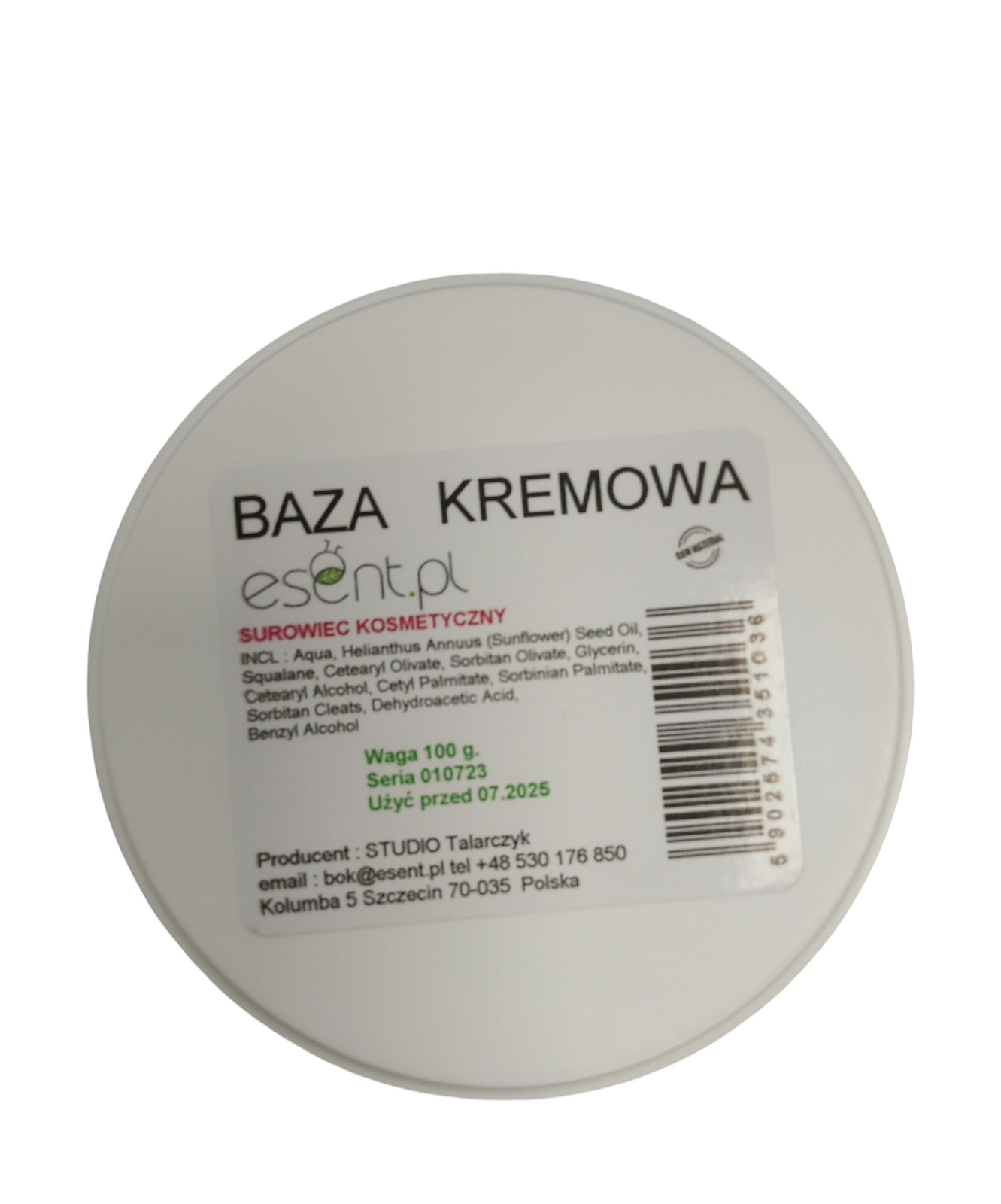 Esent Baza Kremowa 100 g