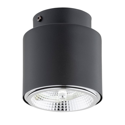 Nano lampa sufitowa 1xGU10/AR 111 czarna 1310/1