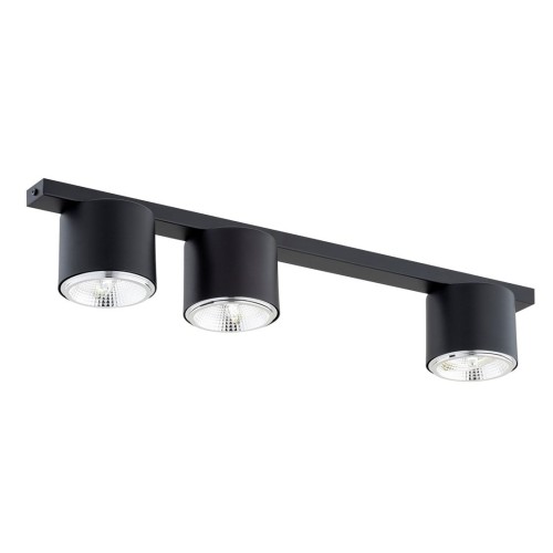 Nano lampa sufitowa 3xGU10/AR 111 czarna 1310/3