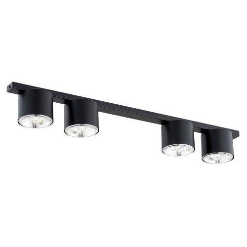 Nano lampa sufitowa 4xGU10/AR 111 czarna 1310/4