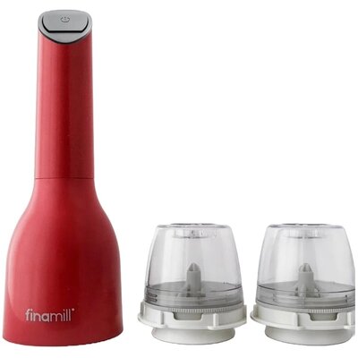 Młynek do przypraw FINAMILL Battery Czerwony | Bezpłatny transport