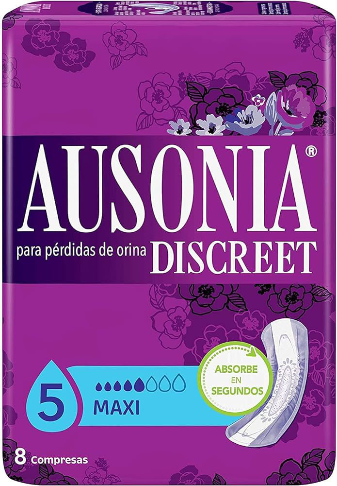 Podpaski urologiczne Ausonia Discreet Sanitary Towels Maxi Urinary Incontinence 8 szt (8001090995438)