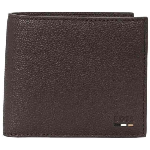 Boss portfel męski portfel portmonetka portmon Ray_4 cc coin, Dark Brown, ONESI