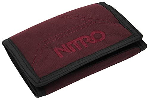 Nitro Portfel Podróżny Unisex, Wino, 14x10x1 cm, Nowoczesny