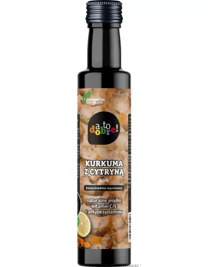 Kurkuma z cytryną sok A to dobre!, 250 ml