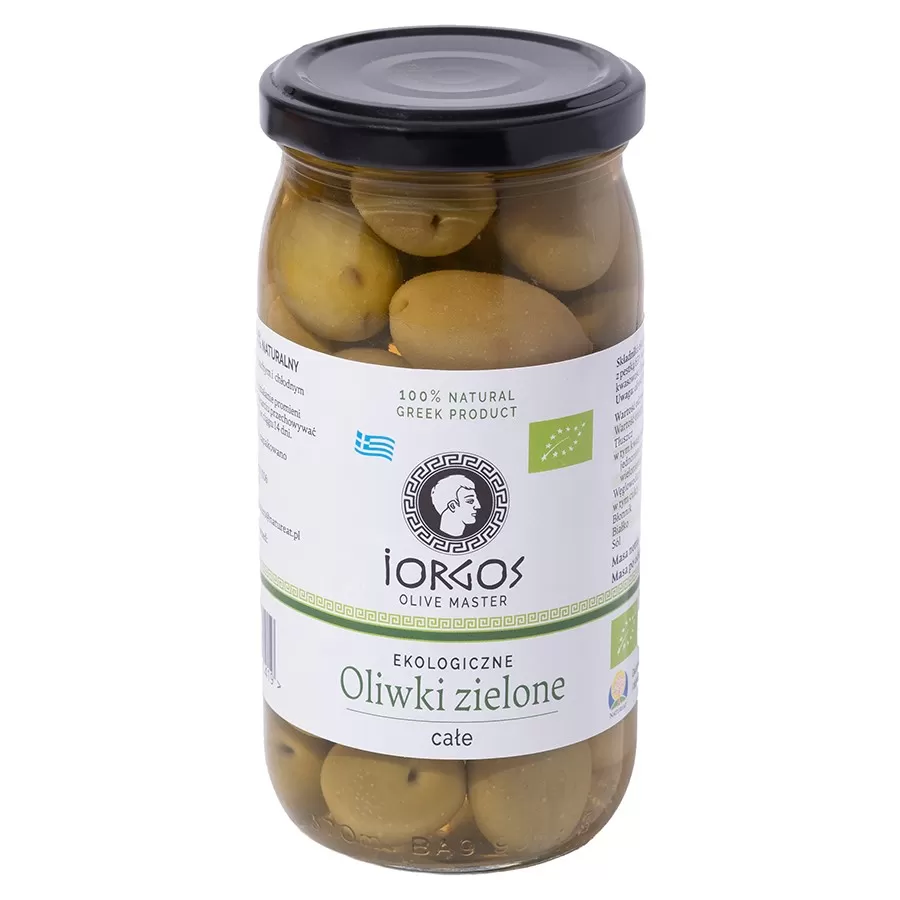 Oliwki zielone całe BIO IORGOS, 220g