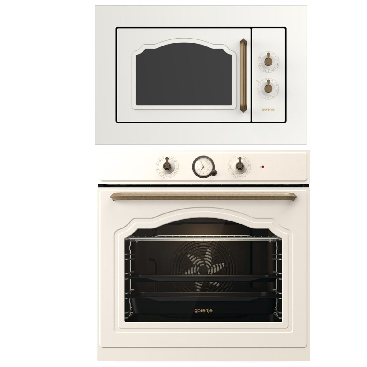Zestaw AGD do zabudowy Gorenje Piekarnik BOS67371CLI + Kuchenka mikrofalowa BM235 CLI