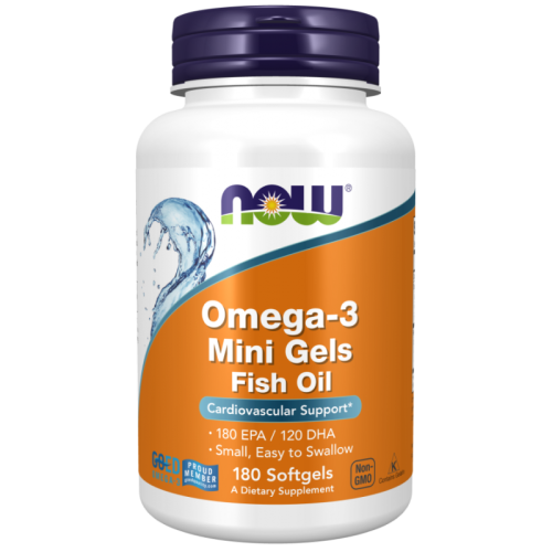 Now Foods Foods FOODS Omega-3 mini gels 180 kaps. NW377