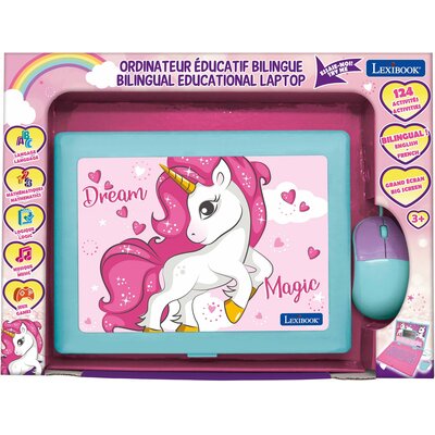 Zabawka laptop edukacyjny LEXIBOOK Unicorn JC598UNII17