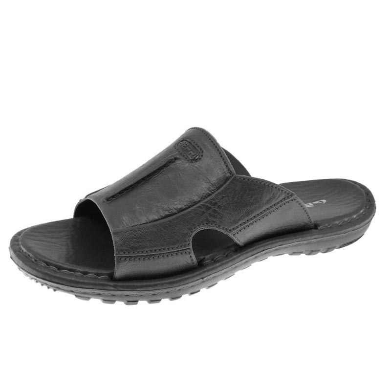 Klapki męskie casual Beppi 2182821 czarne