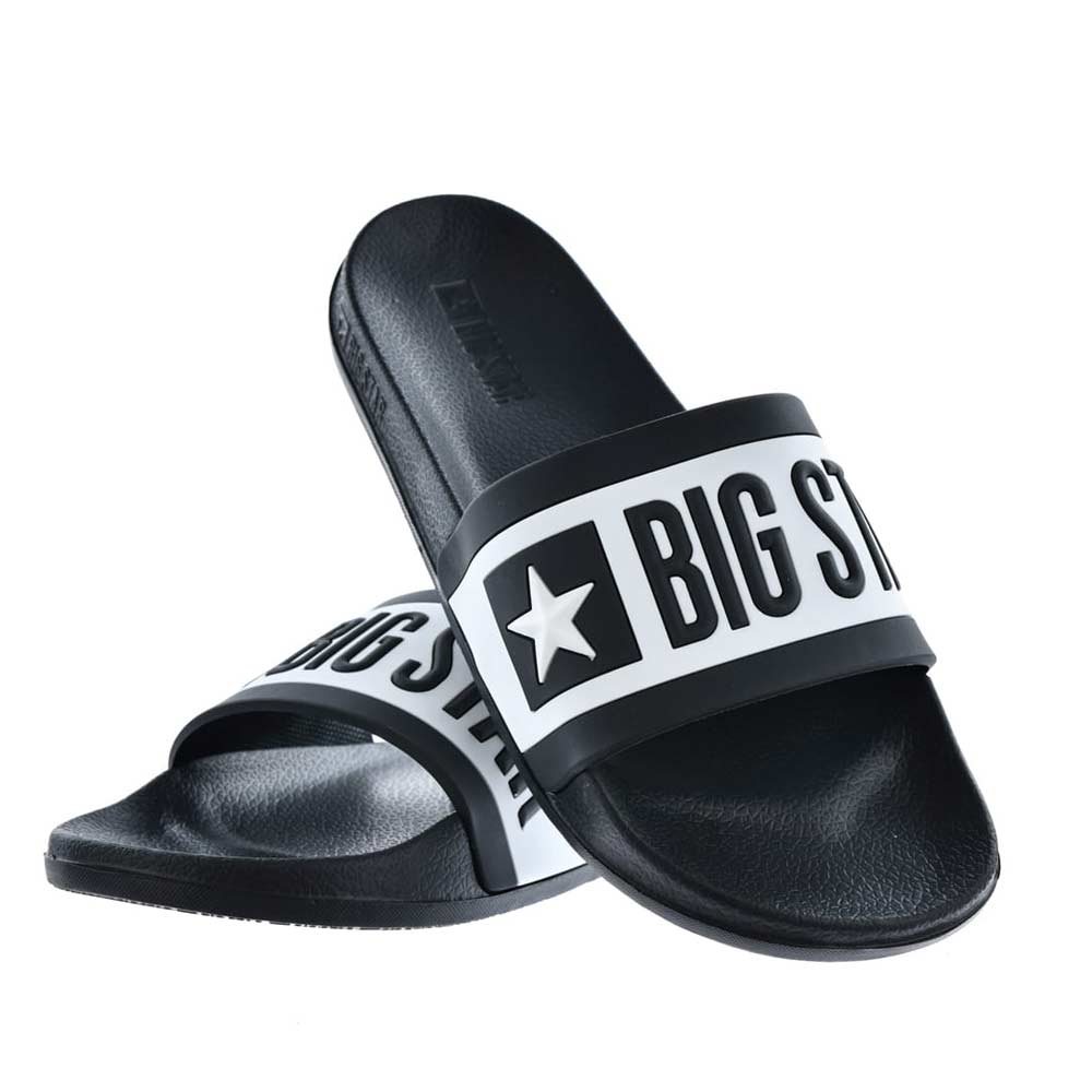 Klapki damskie sportowe BIG STAR LL274739 black