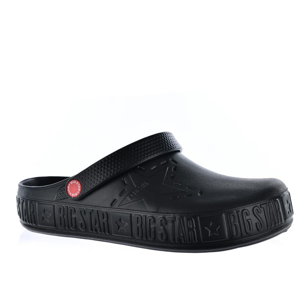 damskie klapki BIG STAR II275001 czarne