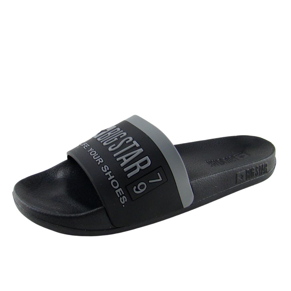 Klapki damskie sportowe BIG STAR LL274732 black