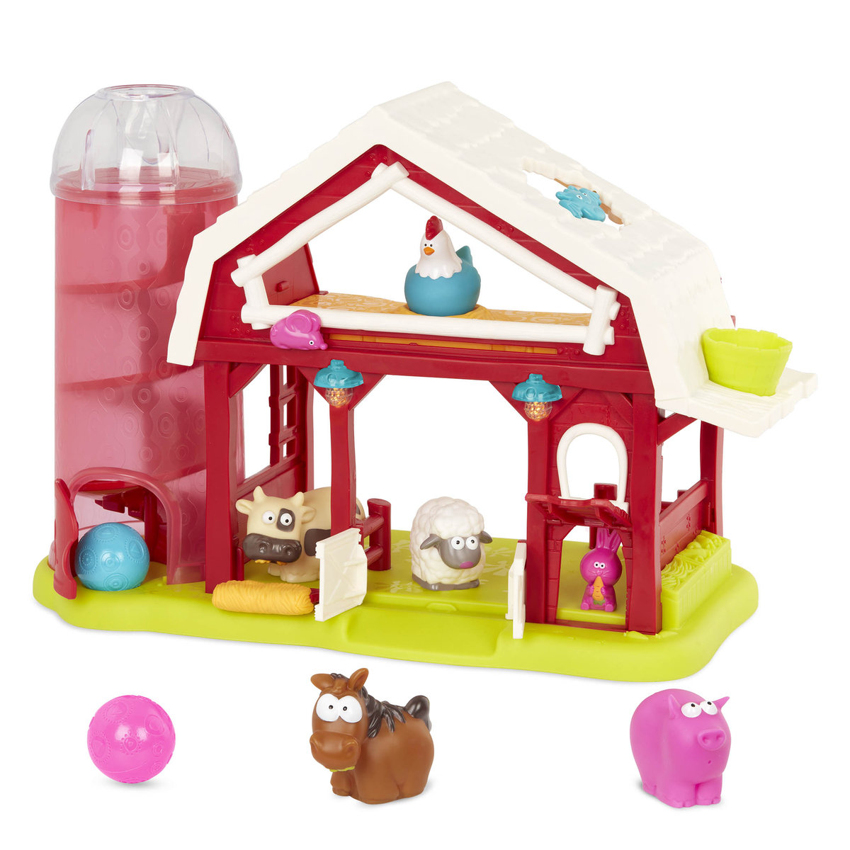 Muzyczna zagroda z odgłosami zwierząt (zredukowana wersja) B.Toys