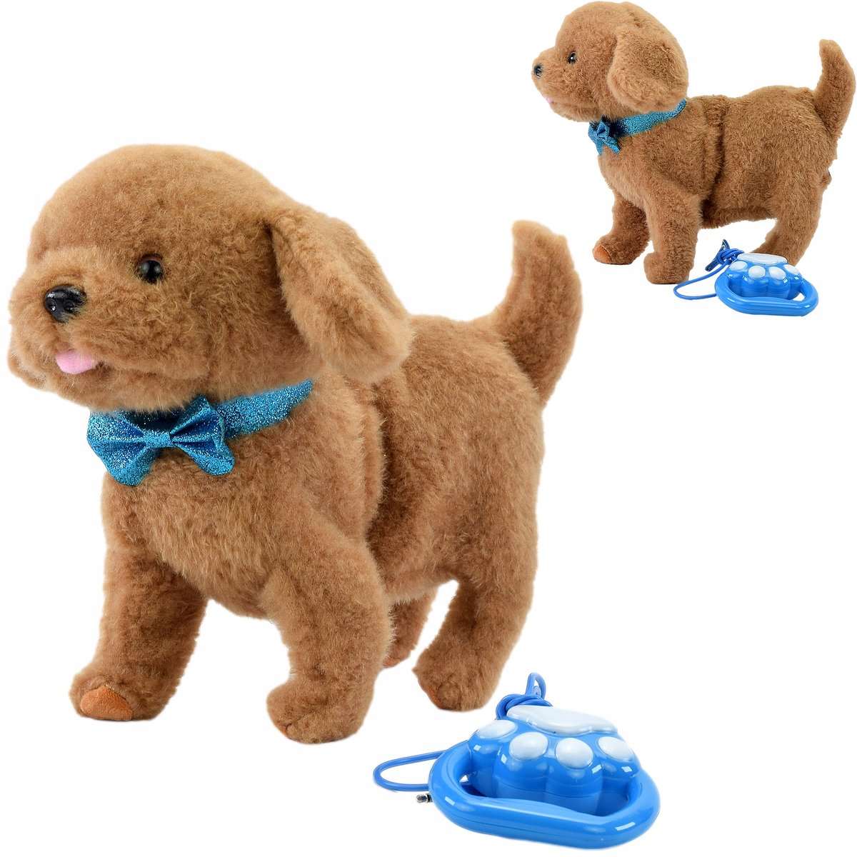 Interaktywny Piesek Na Smyczy Chodzi Szczeka Zabawki Dla Dziecie Pies