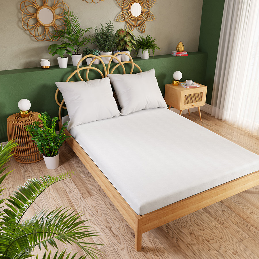 DREAMY PREMIUM Prześcieradło jersey z gumką 140x200 białe