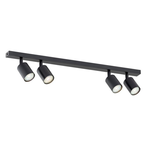 Flash lampa sufitowa (spot) 4xGU10 czarna 1312/4