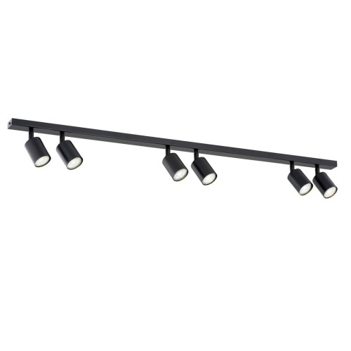Flash lampa sufitowa (spot) 6xGU10 czarna 1312/6