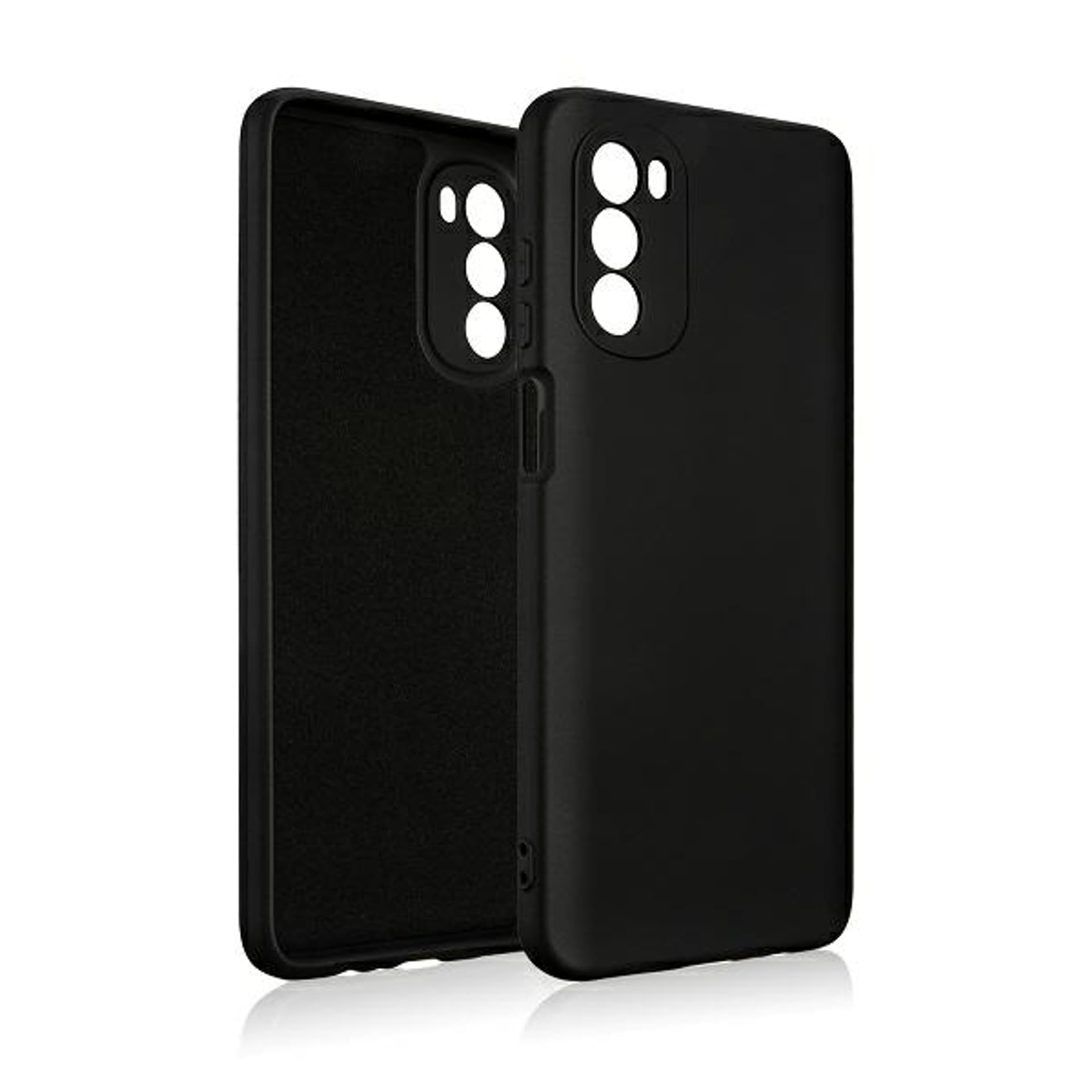 Beline Etui Silicone Motorola Moto G82 5G czarny/black