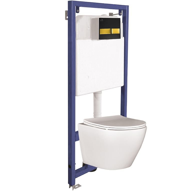 LAVEO Akan i Desna - zestaw podtynkowy, stelaż, miska i przycisk