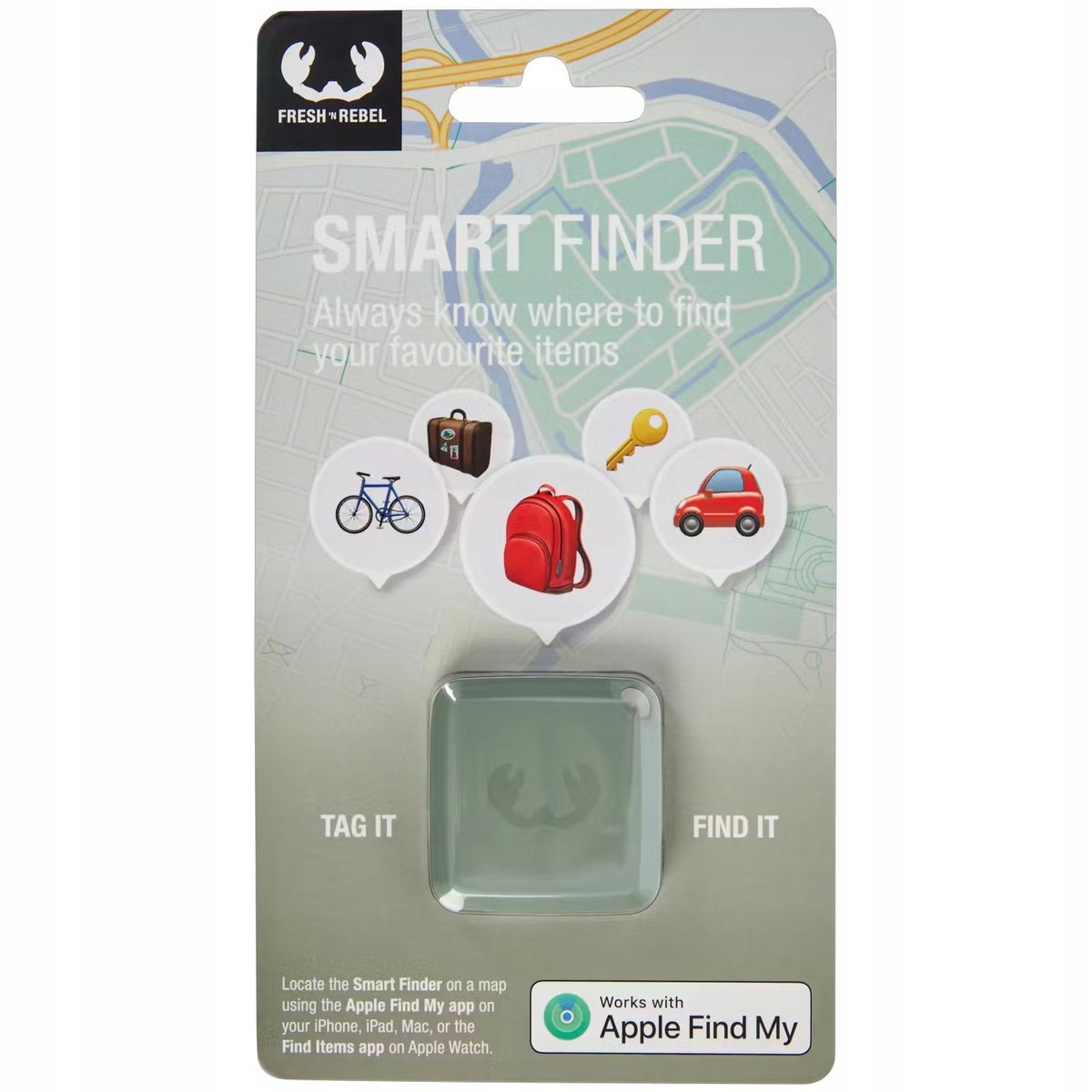 Lokalizator Współpracujący Z Apple My Find Tag Smart Finder Fresh&Rebel