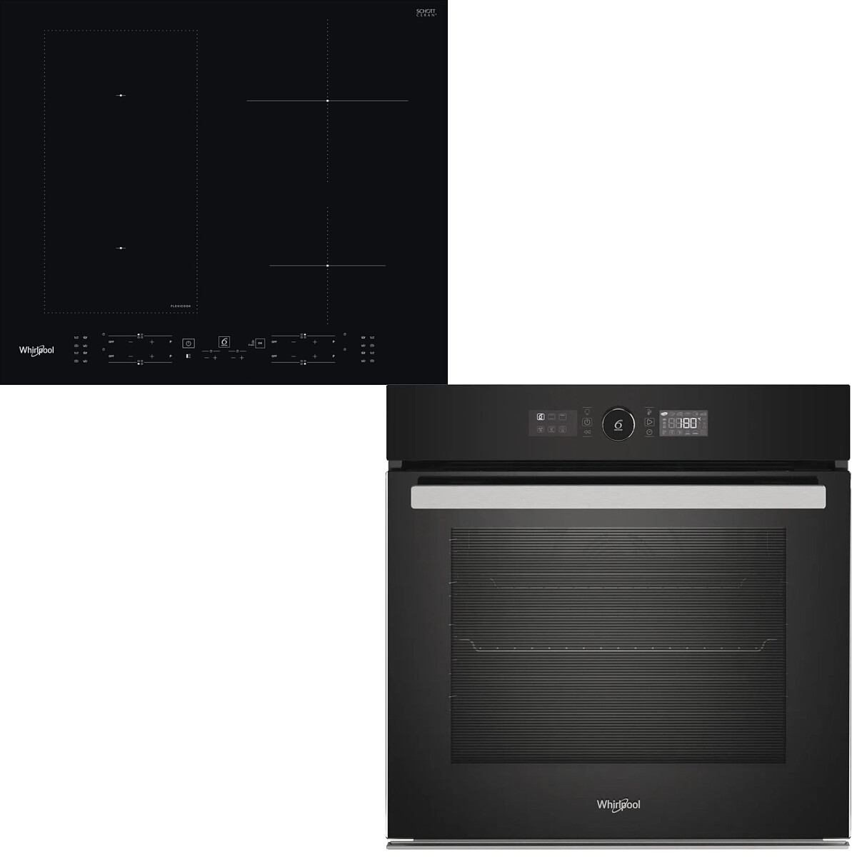 Zestaw AGD do zabudowy Whirlpool Piekarnik AKZ9 6490NB + Płyta indukcyjna WLB 1160BF