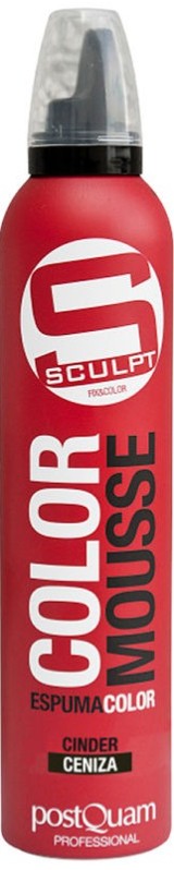 Pianka tonizująca do włosów Postquam Sculpt Color Mousse Cinder 300 ml (8432729002072)