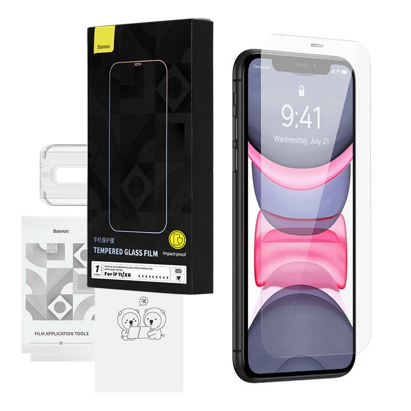 Szkło ochronne Baseus Crystal HD do Iphone 11/XR