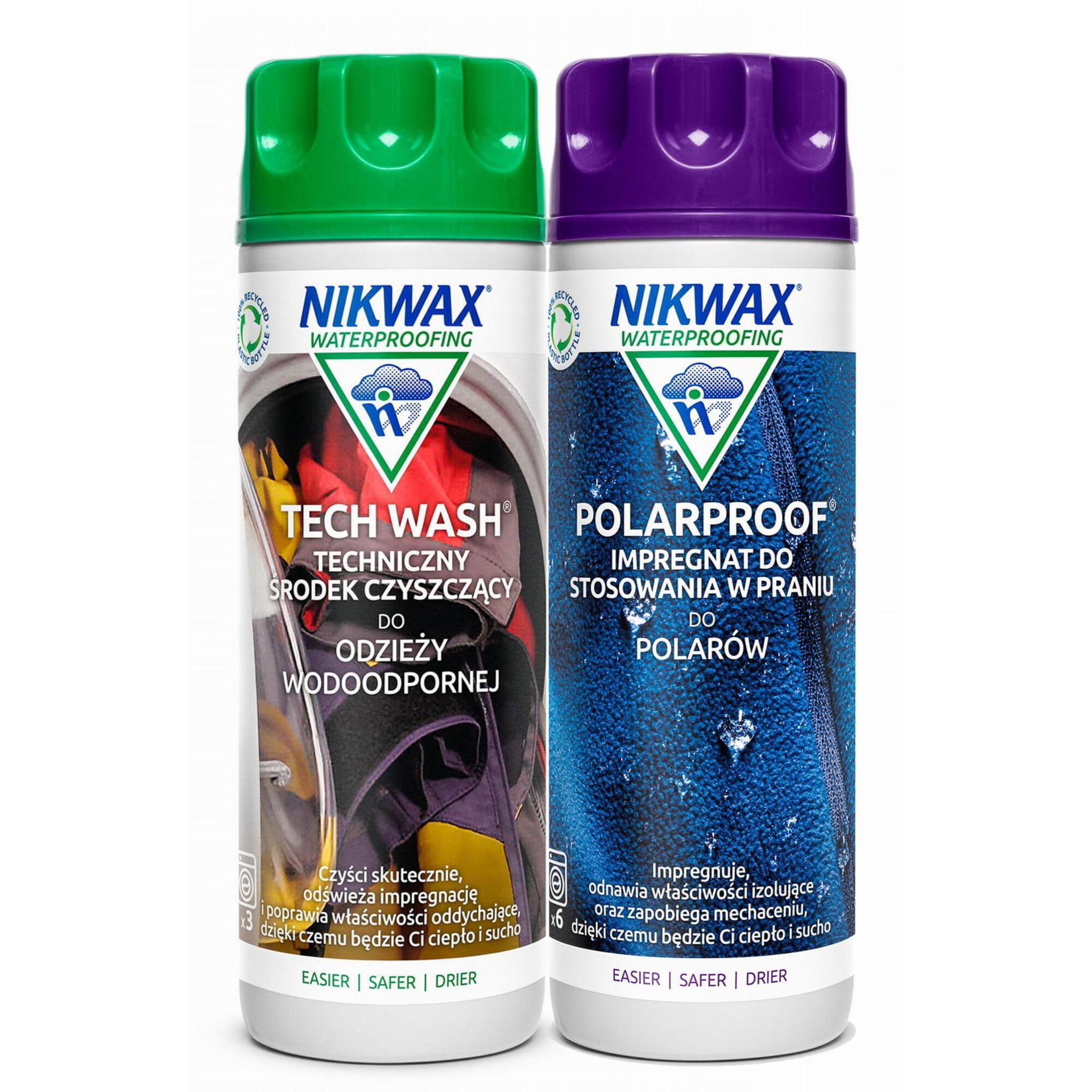 Nikwax Zestaw pielęgnacyjny Twin Pack: Tech Wash/Polar Proof, 300ml