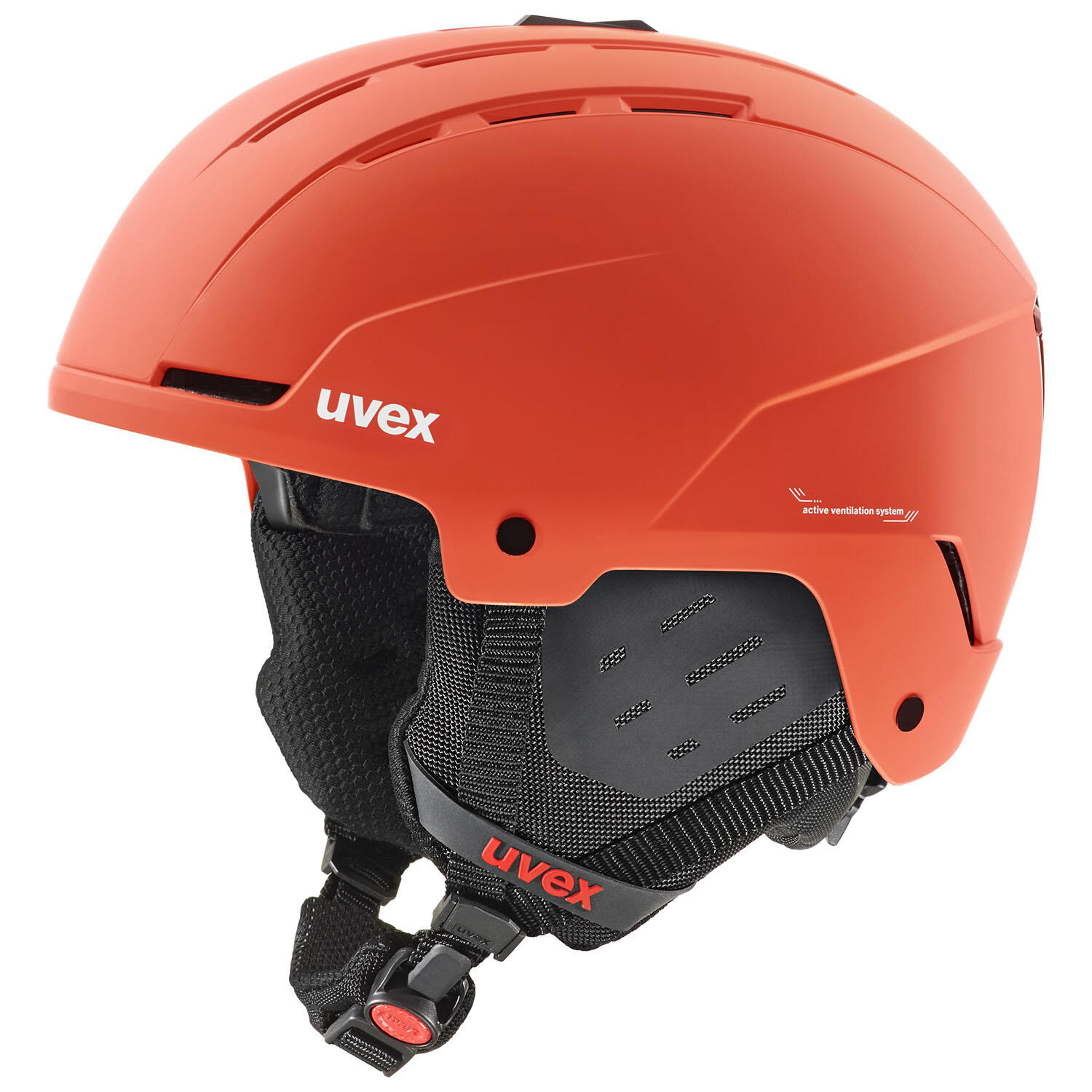Kask narciarski Uvex Stance fierce red matt - 54-58 cm