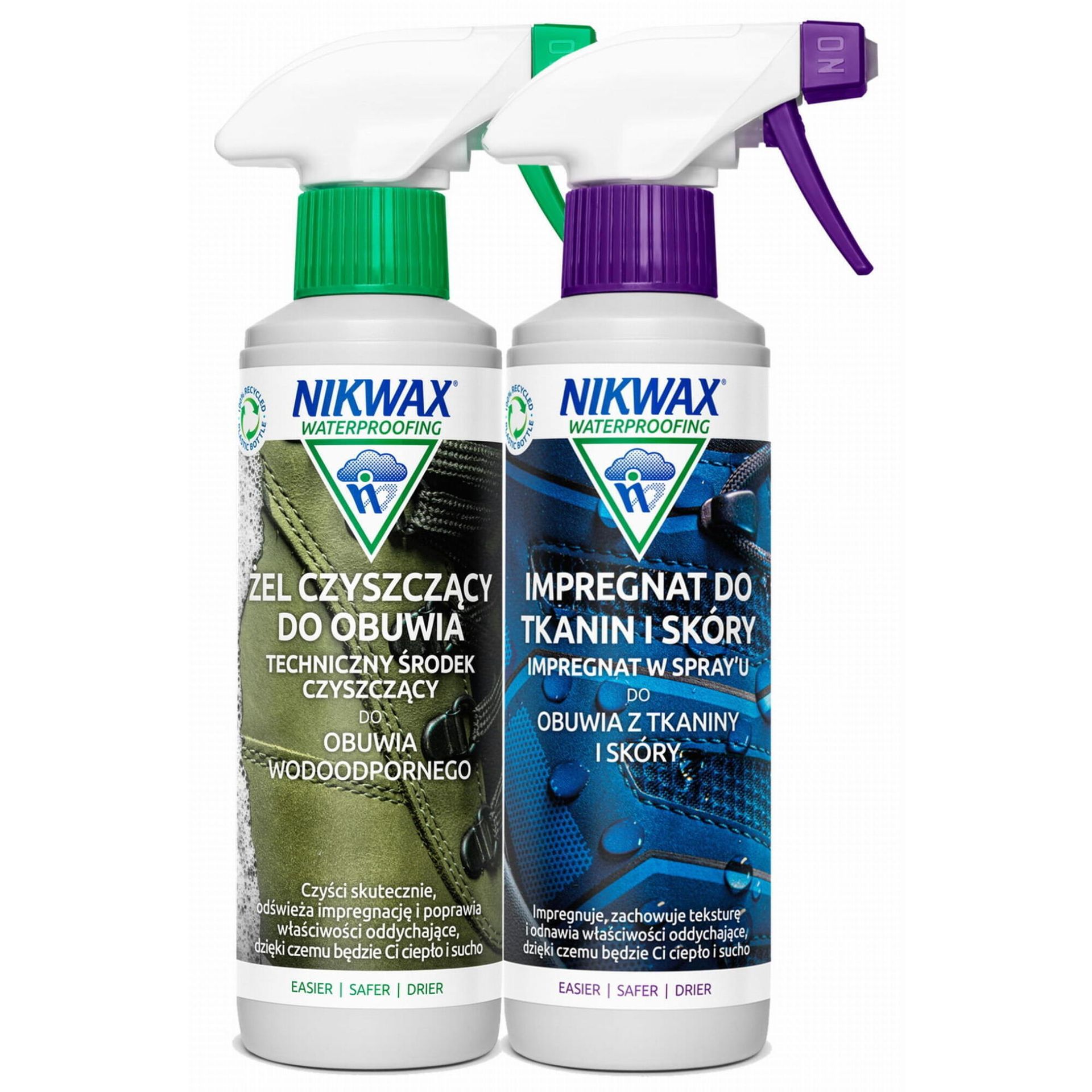 Nikwax Zestaw Tkanina Skóra i Żel do obuwia 300 ml