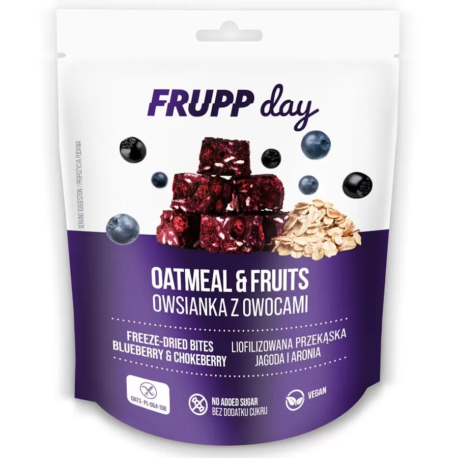 Celiko Frupp day kostki owsiane jagoda - aronia bezglutenowe 25 g