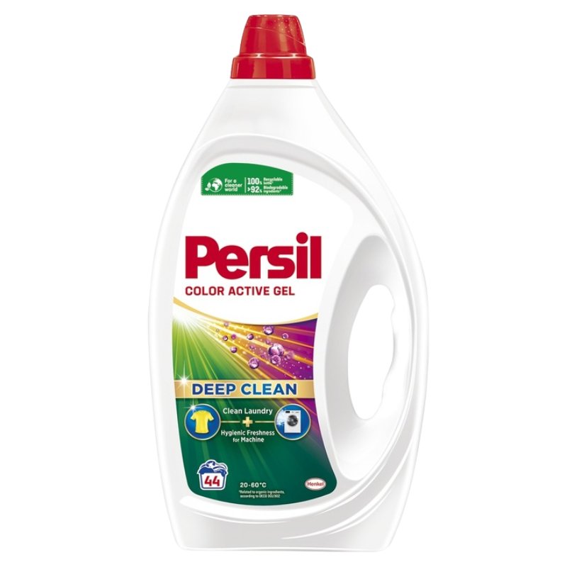 Persil Deep Clean Color Active Żel do Prania Tkanin Kolorowych 1,98L (44 Prania)