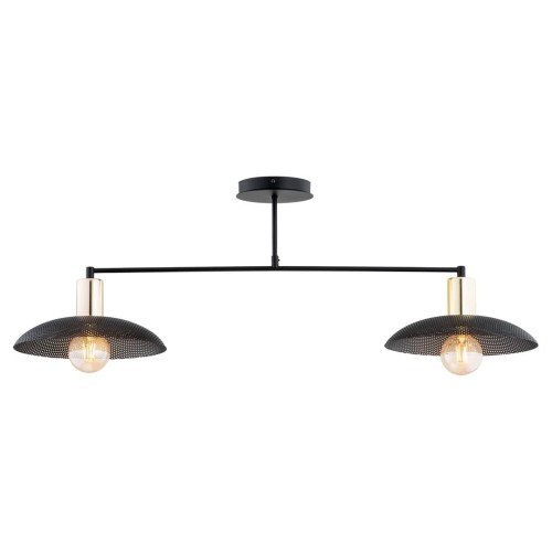 Spirit lampa sufitowa 2xE27 czarna/złota 1320/2