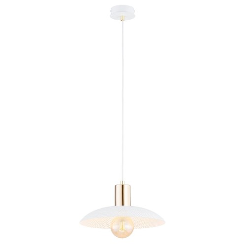 Spirit lampa wisząca 1xE27 biała/złota 1321/1