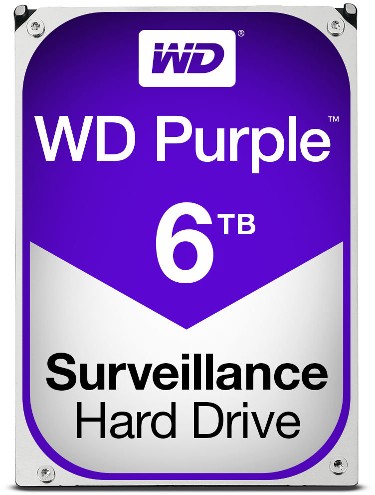 Hdd 3.5 Sata3 Wd Wd60Purx Purple 6Tb 24X7