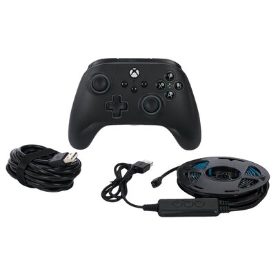Kontroler PowerA Advantage Wired pro Xbox Series X|S with Lumectra + RGB LED Strip (XBGP0076-01) Czarny