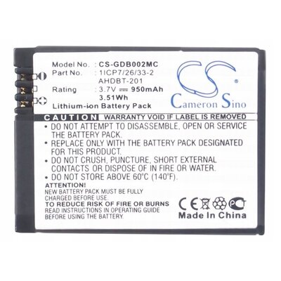 Cameron Sino GOPRO Nowa Bateria Akumulator AHDBT-301 Hero 3