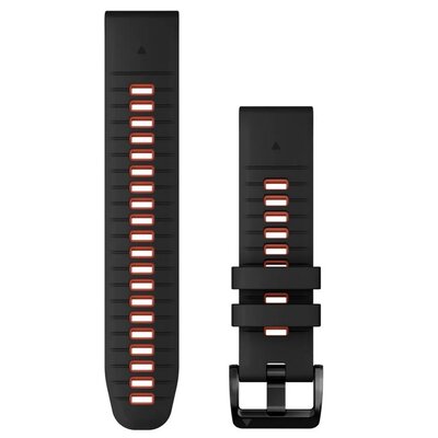 Garmin QuickFit 22 silikon (czarny/czerwony)