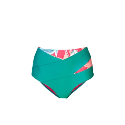 MF SEA® Bikini Swimwear z wysokim stanem dla stylizowanej sylwetki, tkanina poliestrowa i Elastan z ochroną UV50 + UPF, idealna do pływania, surfingu, nurkowania i innych sportów wodnych. XS