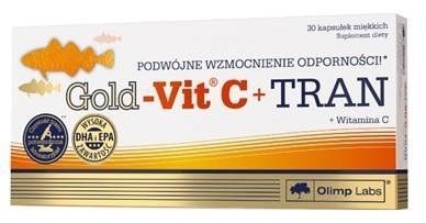 Olimp Gold Vit C + tran, 30 kapsułek