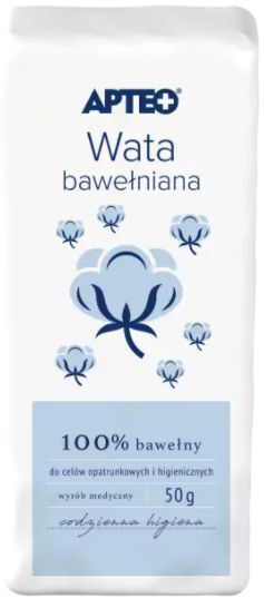 Apteo Care Wata bawełniana, 50 g