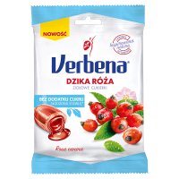 VERBENA DZIKA RÓŻA, cukierki bez cukru, 60 g
