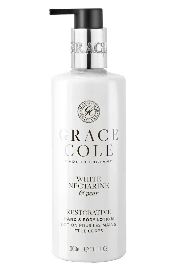 Grace Cole Balsam do rąk i ciała Biała Nektarynka i Gruszka 300 ml 300 ml
