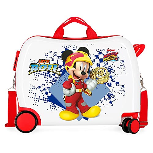 Disney Mickey Joy wielokolorowa walizka na kółkach dla dzieci 50 x 38 x 20 cm sztywny zamek szyfrowy ABS 34 l 2,1 kg 4 kółka bagaż ręczny